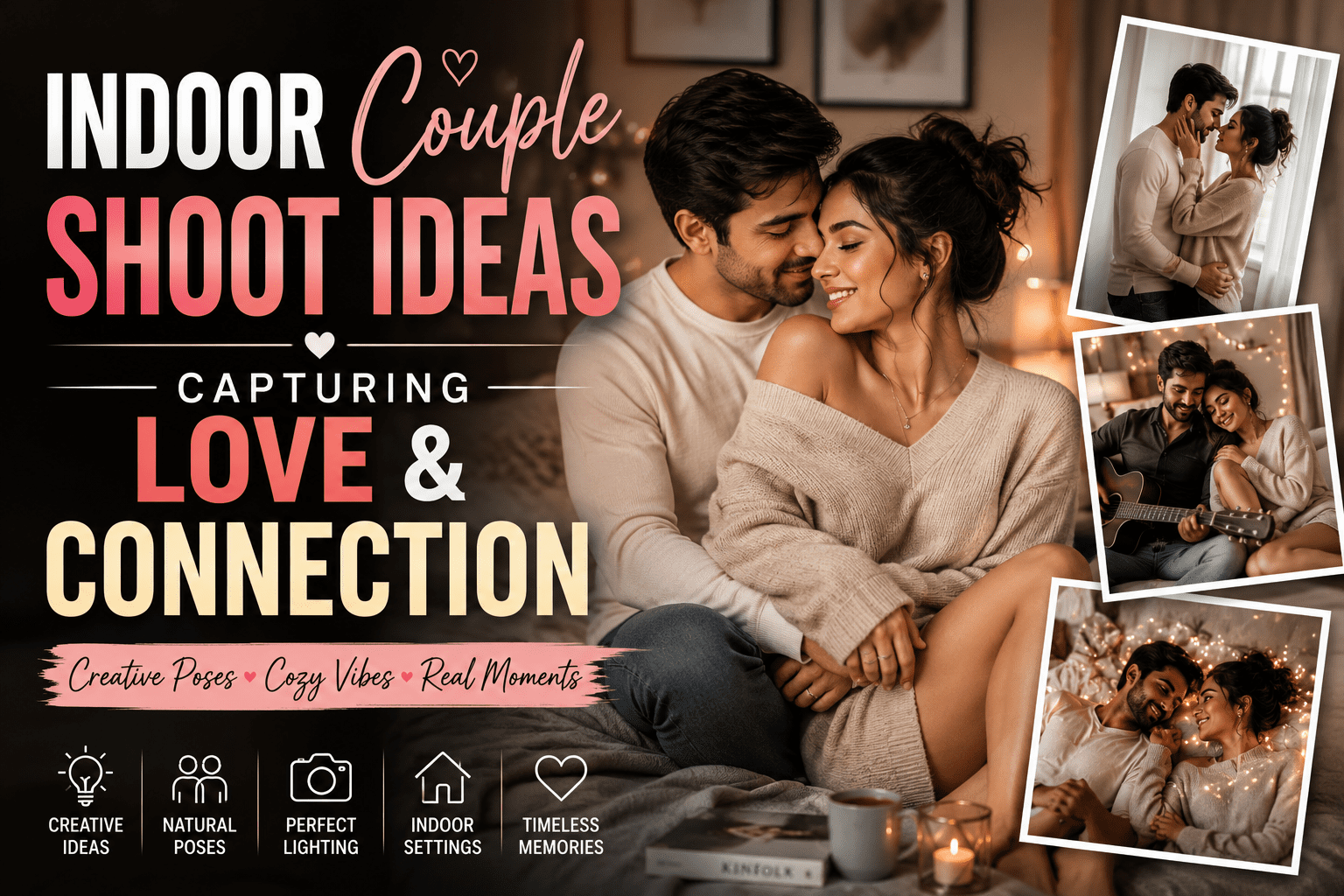 25 Indoor Couple Shoot Ideas: Capturing Love and Connection