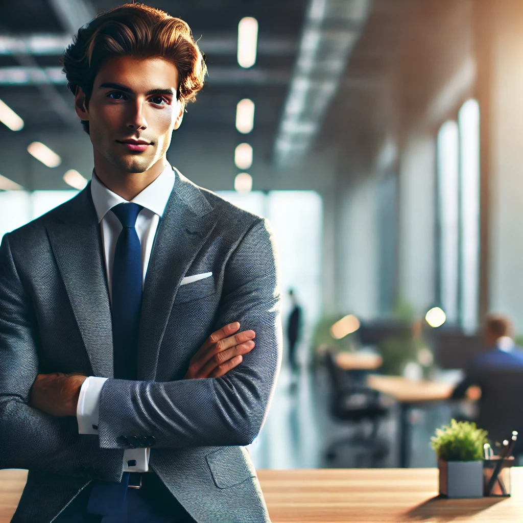A professional and visually appealing thumbnail for a blog article titled 'Top Tips for a Successful Corporate Portfolio Shoot'.