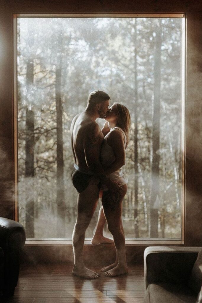 Sensual Couple Boudoir Photography