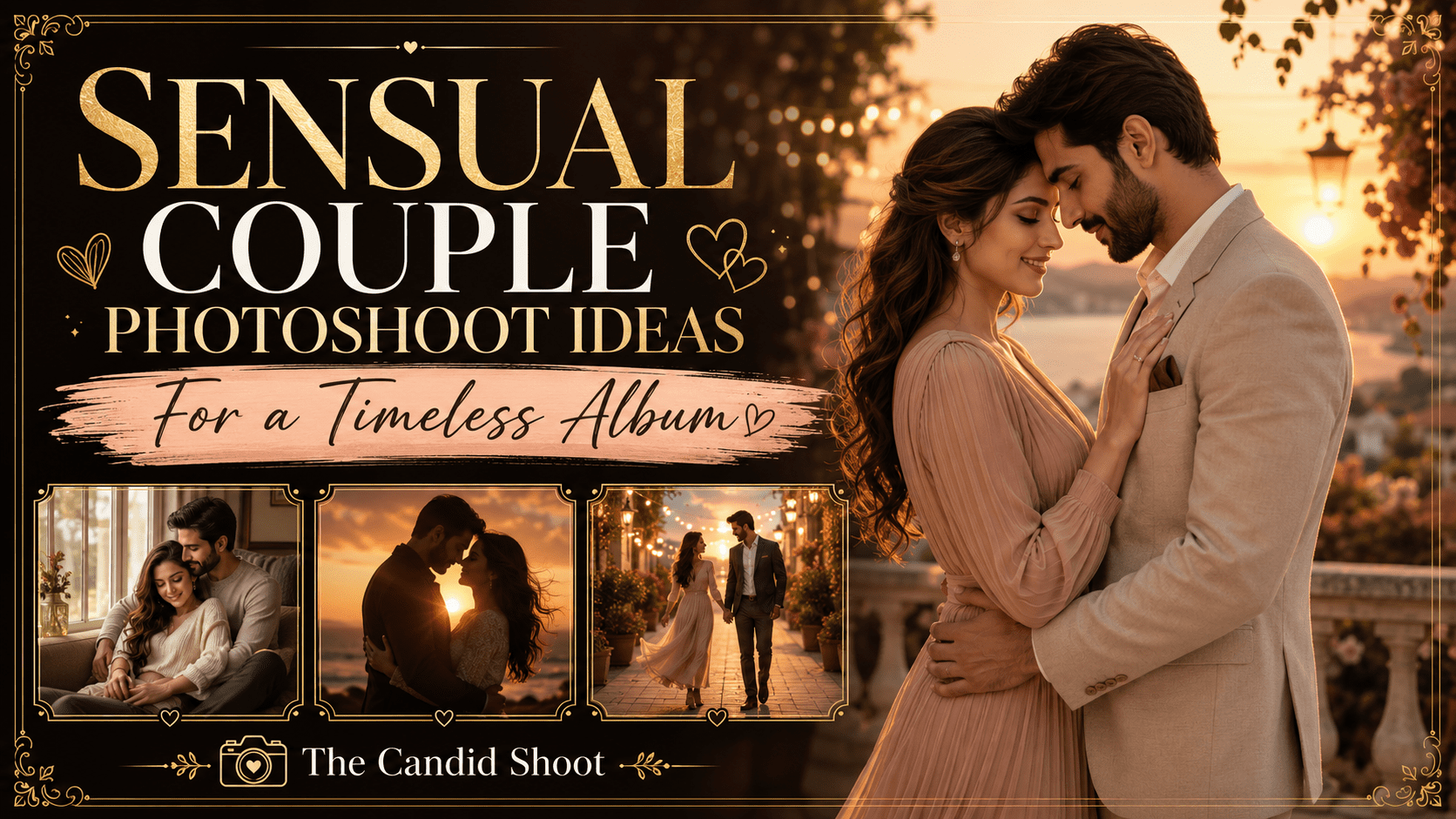15 Stunning Sensual Couple Photoshoot Ideas for a Timeless Album