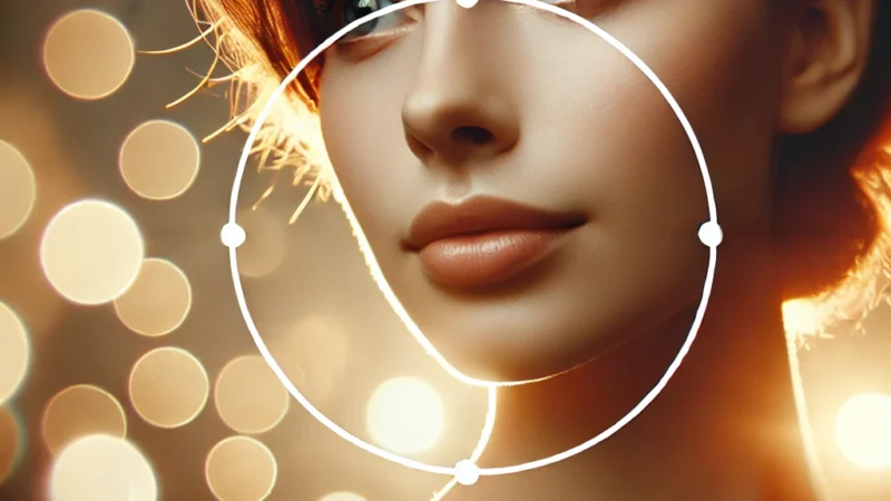 A visually appealing thumbnail featuring a close-up portrait of a person with a beautiful bokeh effect in the background, showcasing soft, out-of-focus.