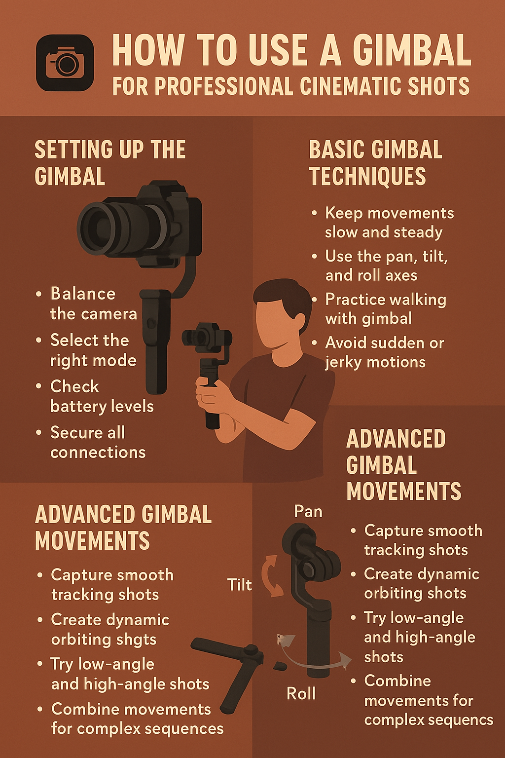 how to use a gimbal
