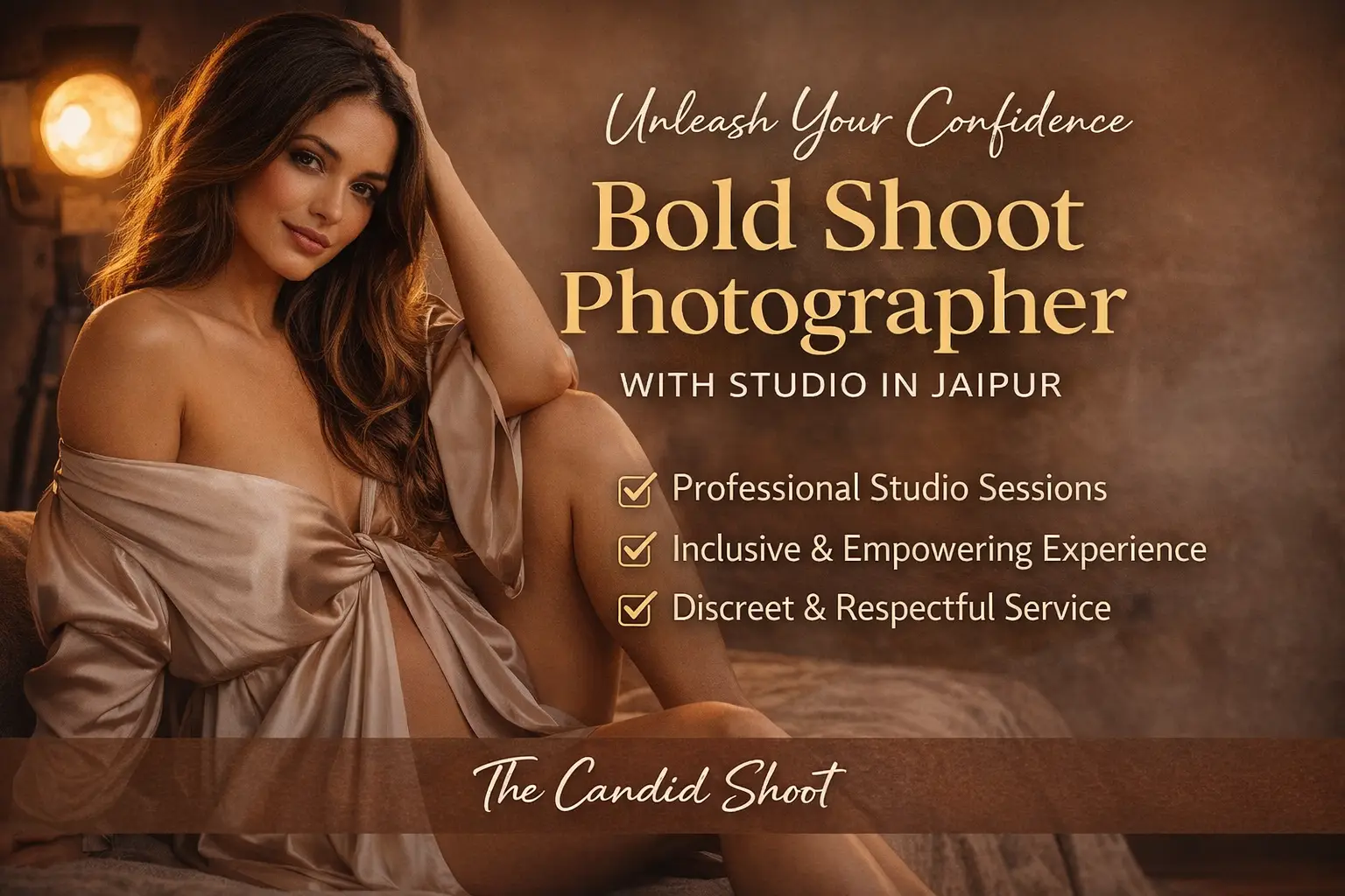 Bold Shoot Photographer with Studio in Jaipur | The Candid Shoot