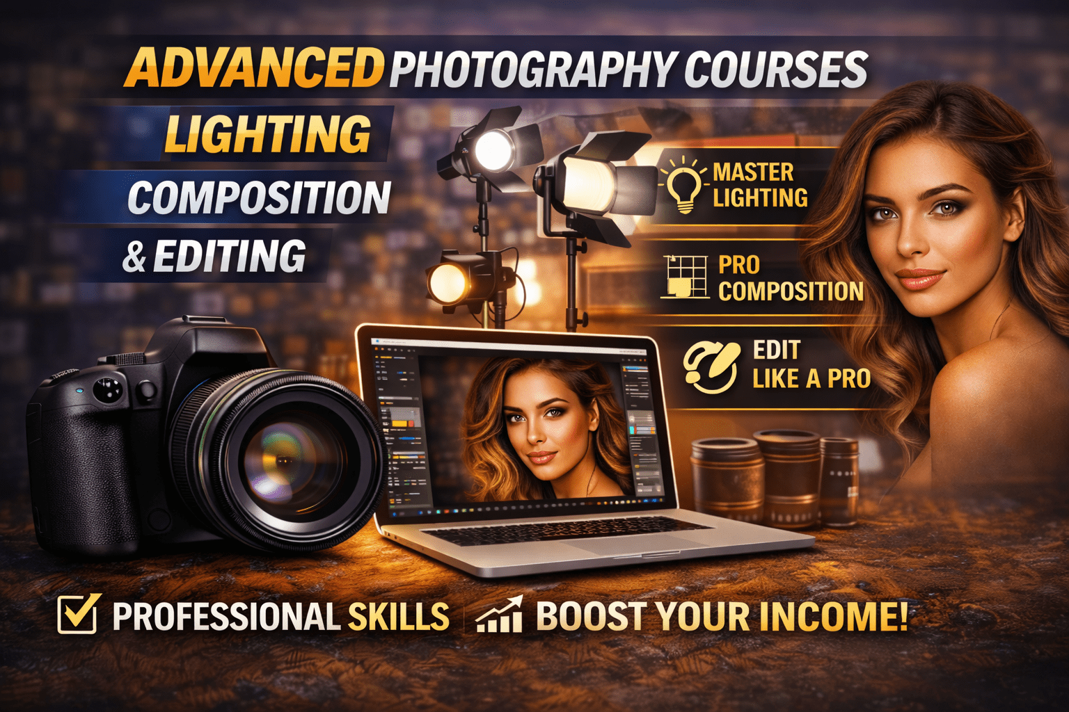 Advanced Photography Courses: Lighting, Composition & Editing