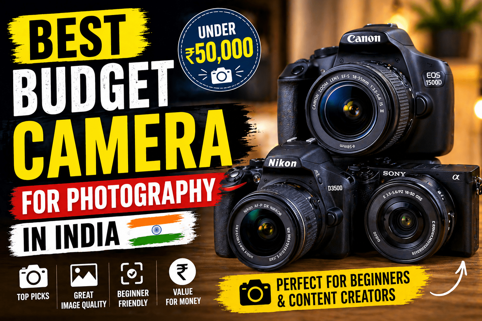 Best Budget Camera for Photography in India: Under ₹50,000