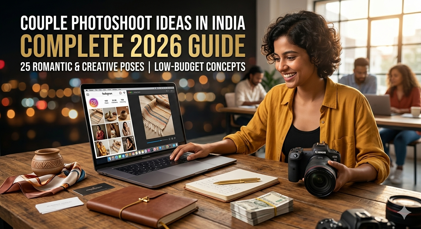 Couple Photoshoot Ideas in India: 25 Romantic & Creative Poses