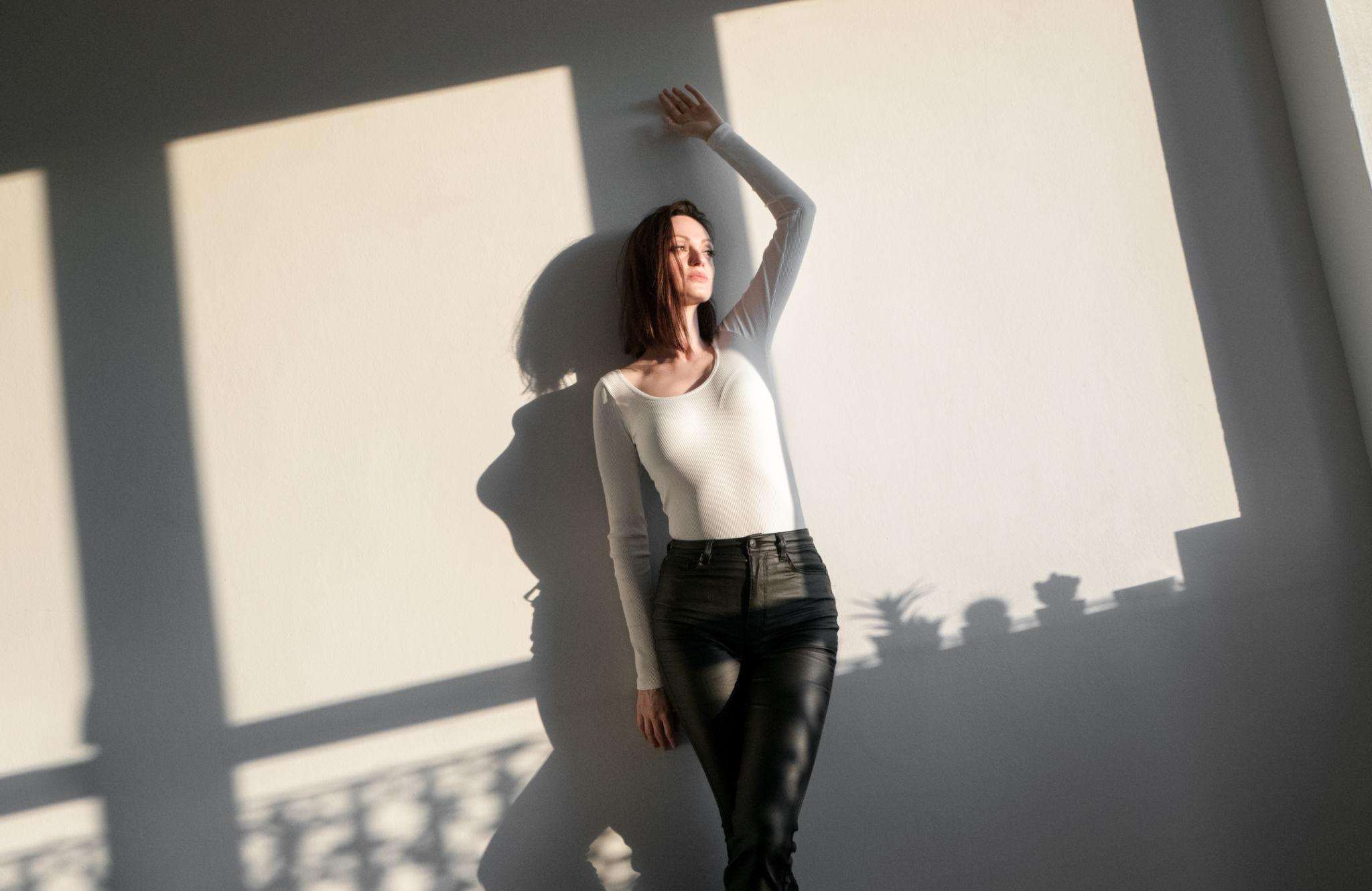 Leaning Against Wall - Standing Poses for Photoshoot