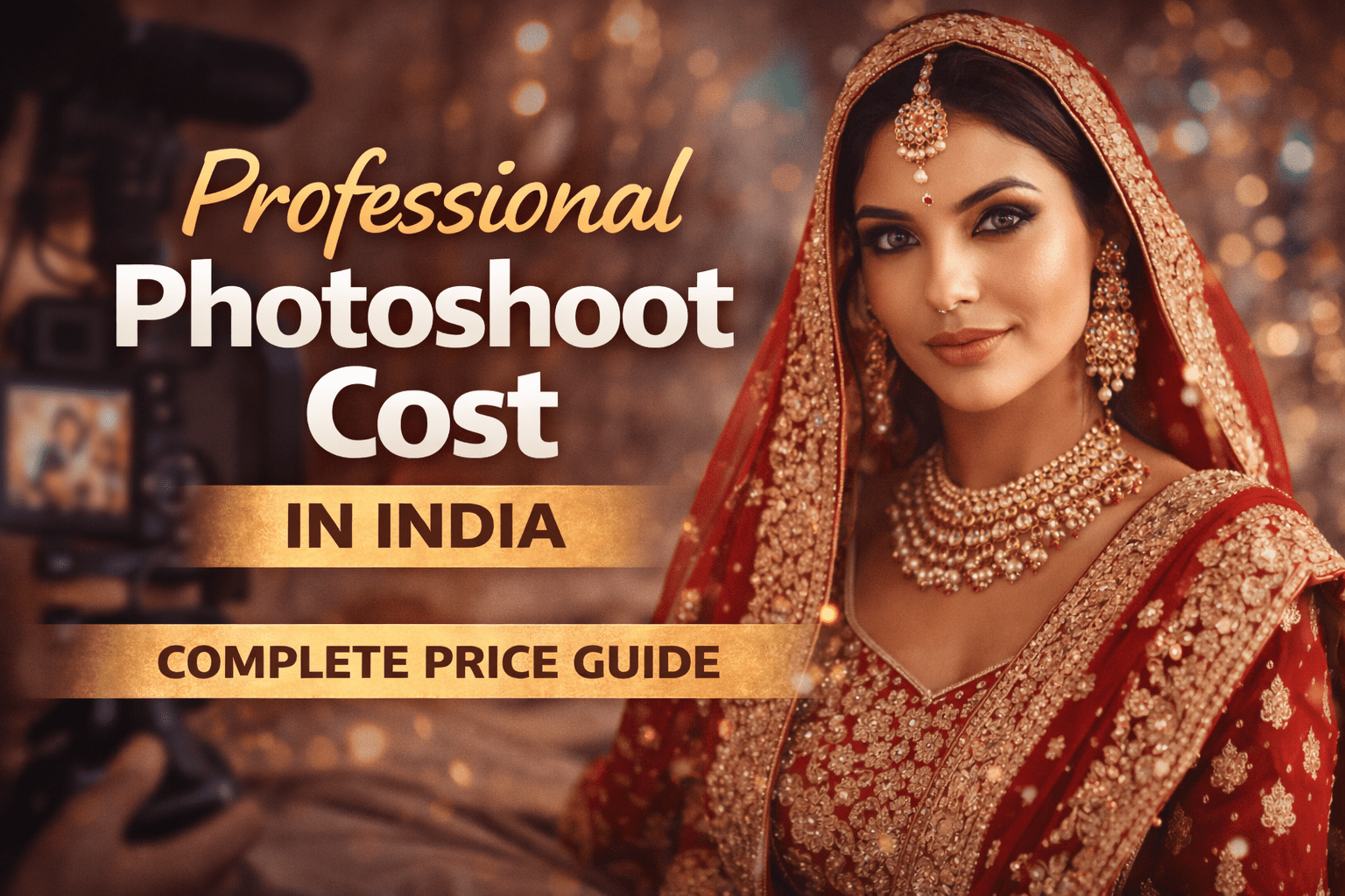 How Much Does a Professional Photoshoot Cost in India?