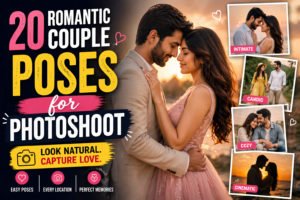 Romantic Couple Poses for Photoshoot: 20 Must-Try Ideas