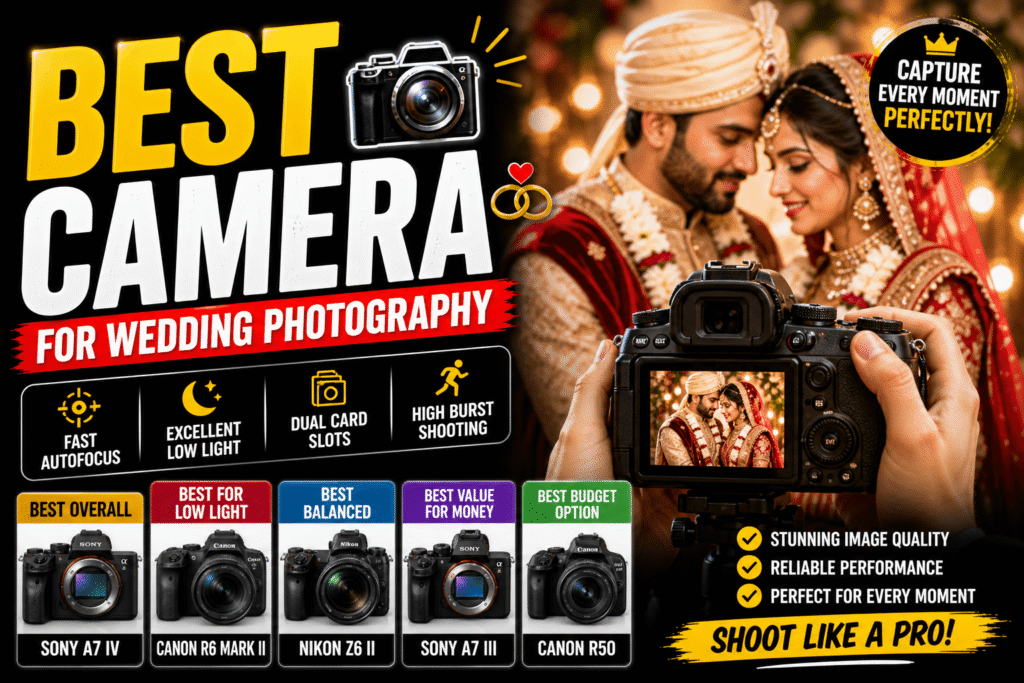 Camera for Wedding Photography