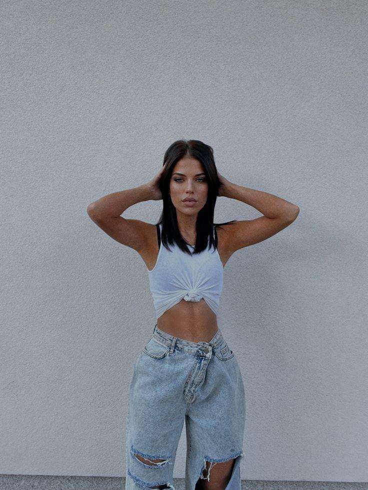 Casual Standing Pose - Instagram poses for girls