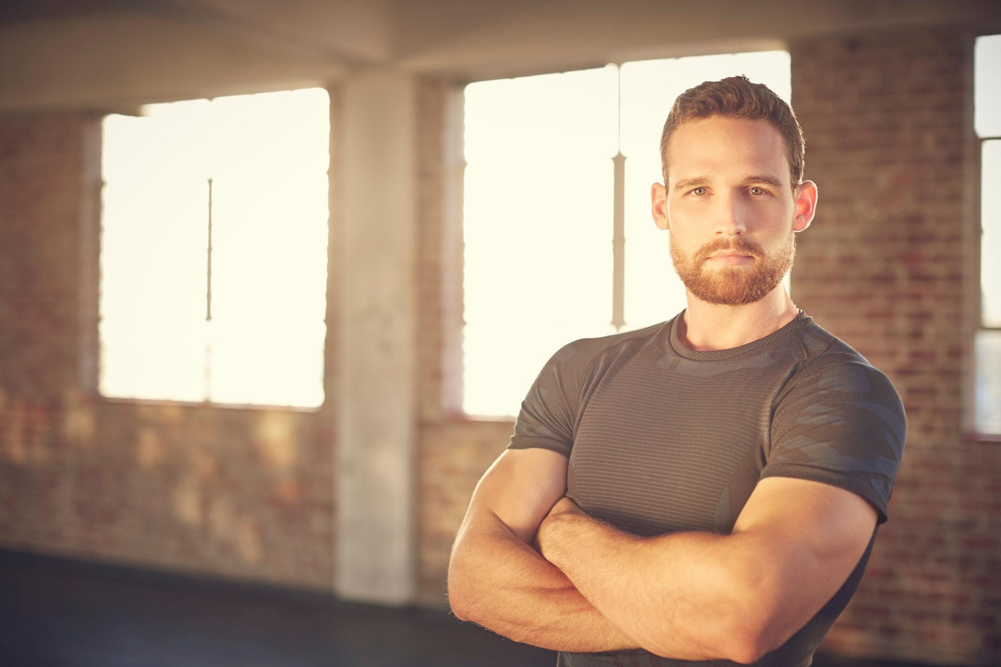 Crossed Arms Pose - best gym photography poses