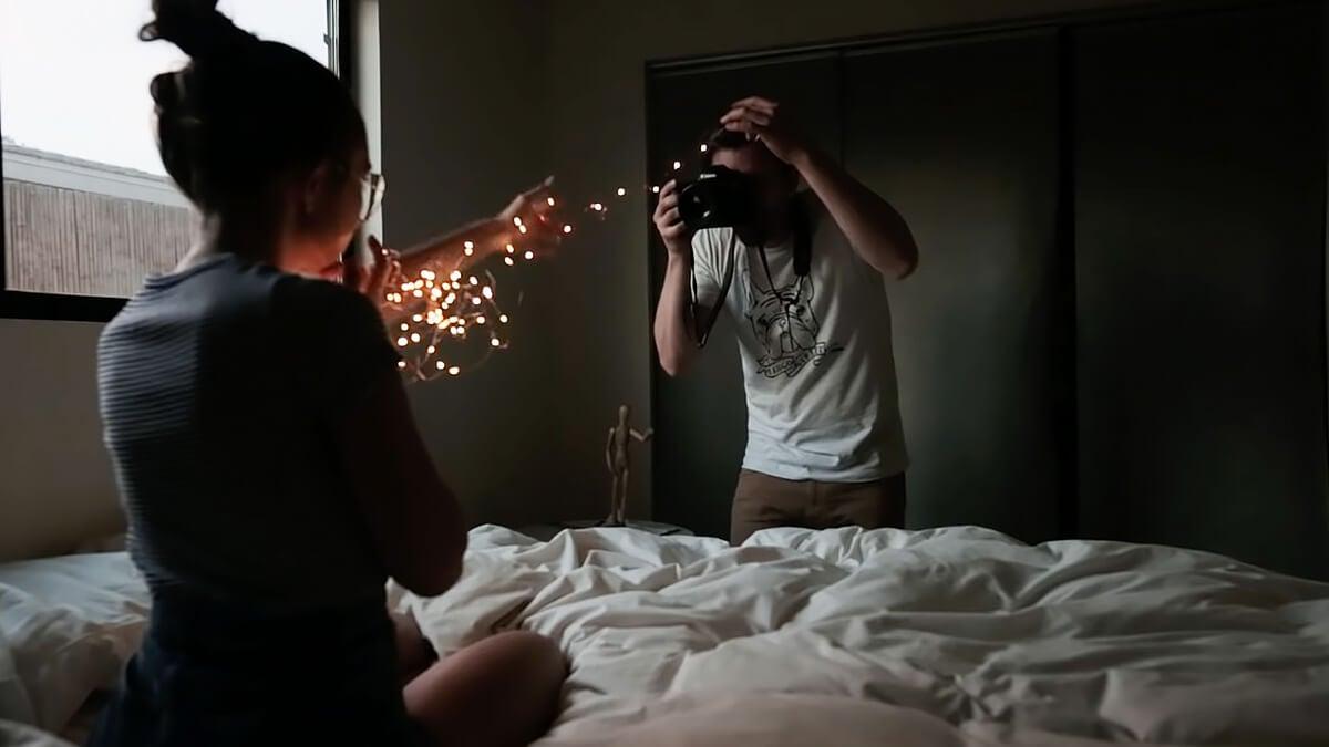 Fairy Light Portrait Photography - Best Creative Lighting Ideas for Home