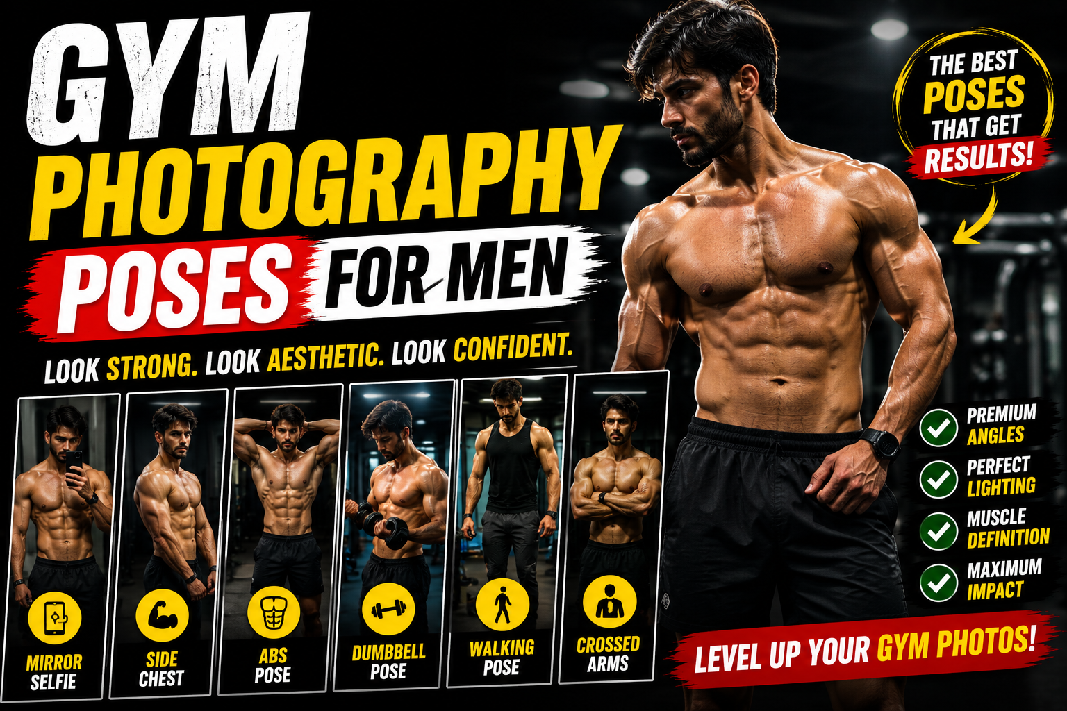 50 Powerful Gym Photography Poses for Stunning Photos