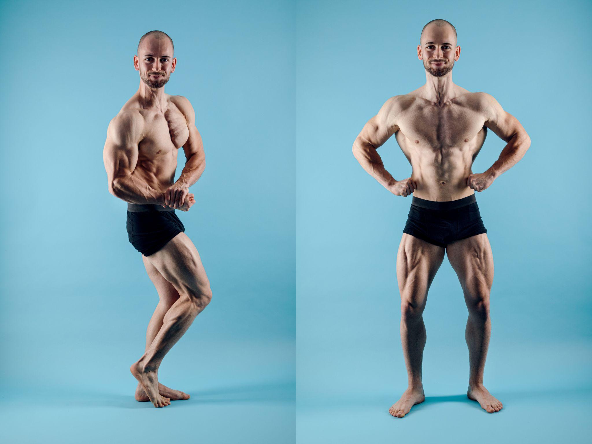 Side Chest Pose - best gym photography poses