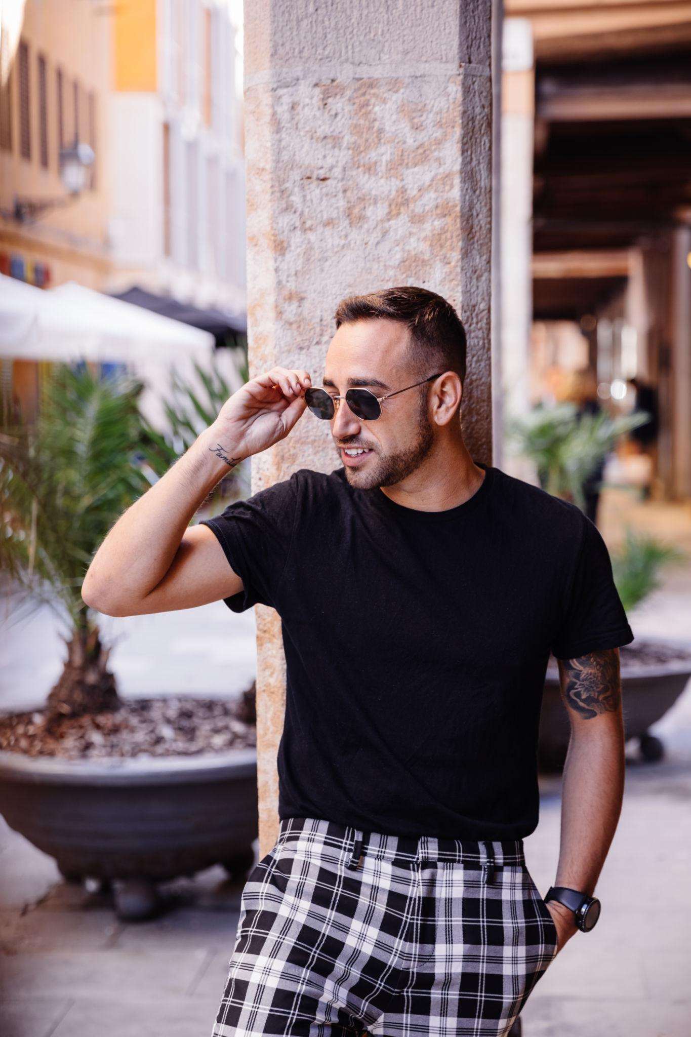 Sunglasses Pose - Instagram poses for boys
