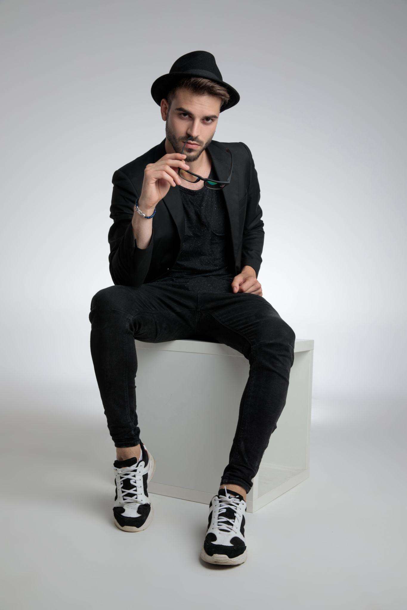 Sunglasses Pose - Instagram poses for boys