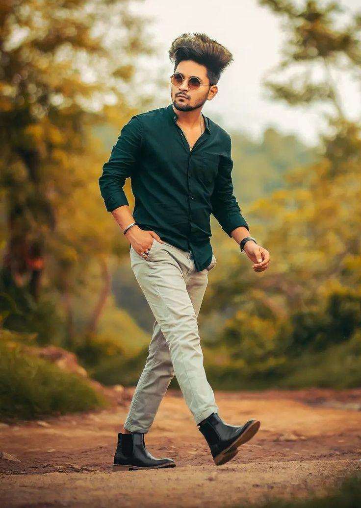 Walking Pose - Instagram poses for boys