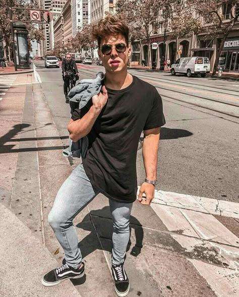 Walking Pose - Instagram poses for boys