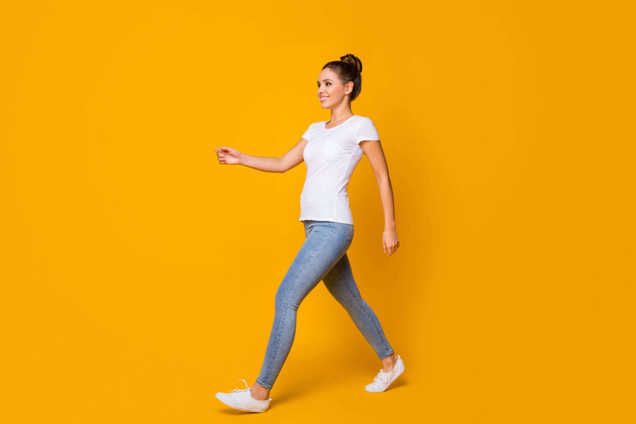Walking Pose - Instagram poses for girls
