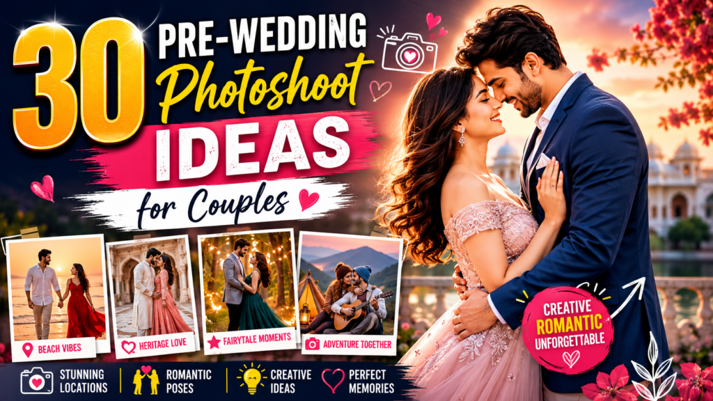 Pre-Wedding Photoshoot Ideas