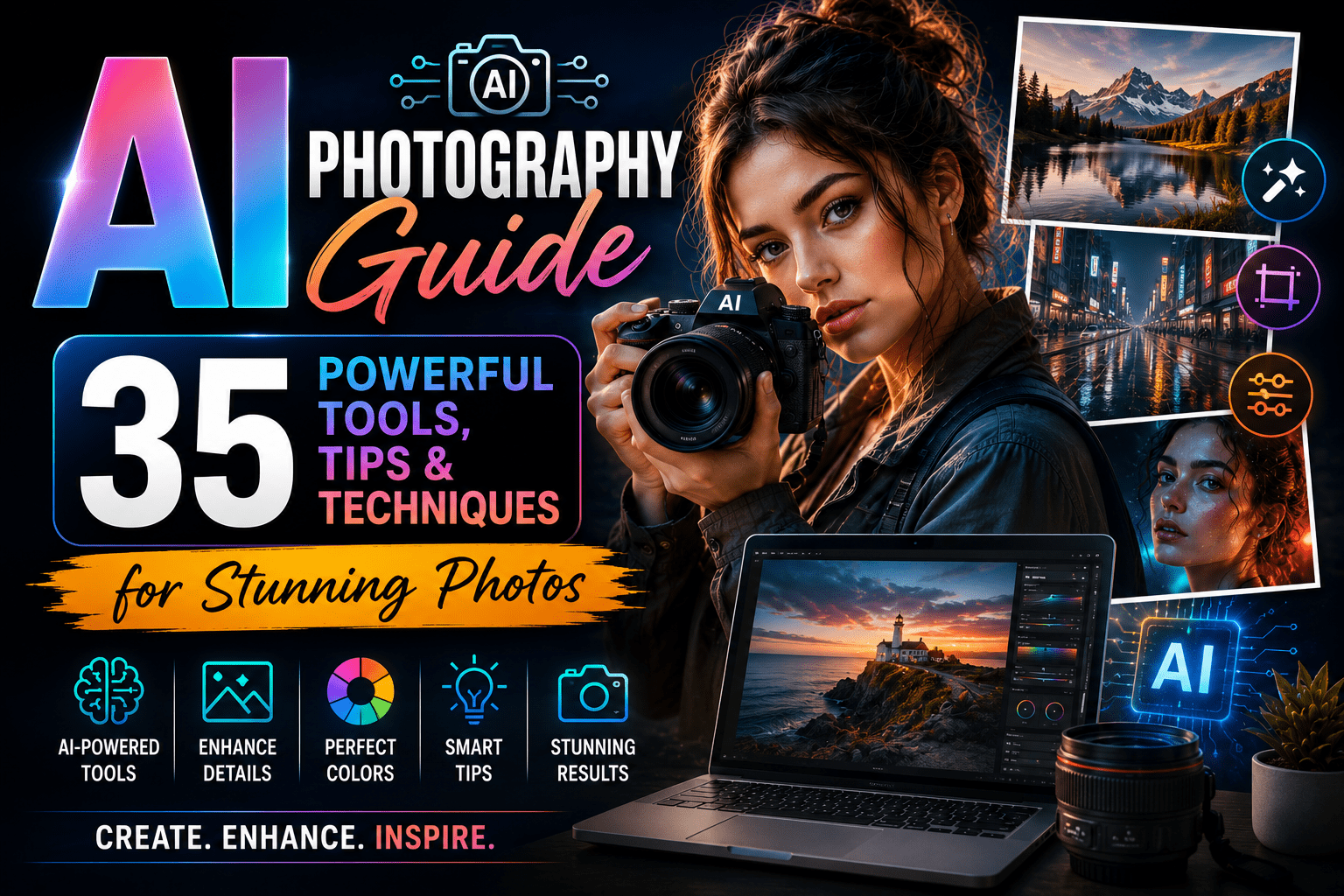 AI Photography Guide: 35 Powerful Tools, Tips & Techniques for Stunning Photos