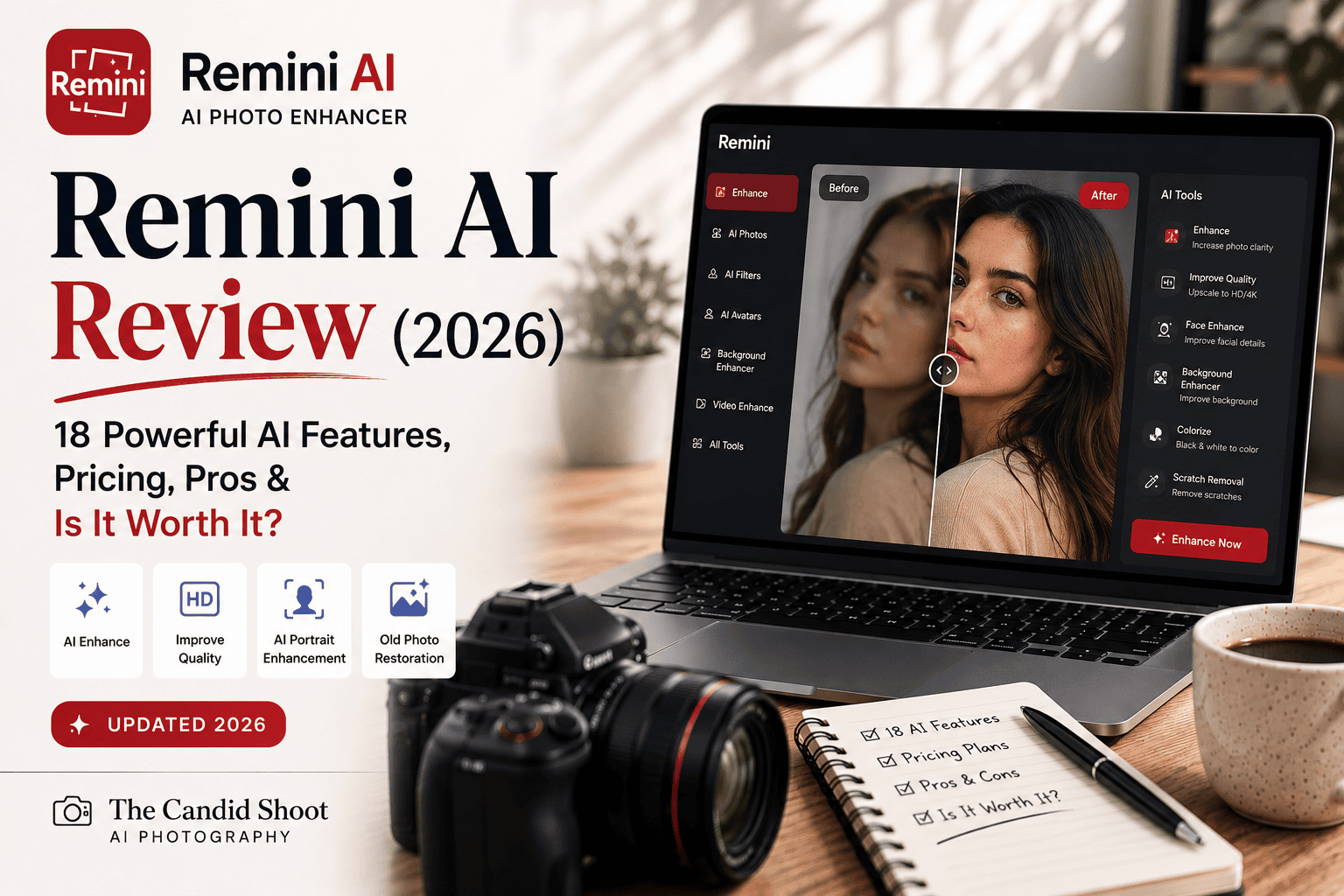Remini AI Review (2026): 18 Powerful AI Features, Pricing, Pros & Is It Worth It?