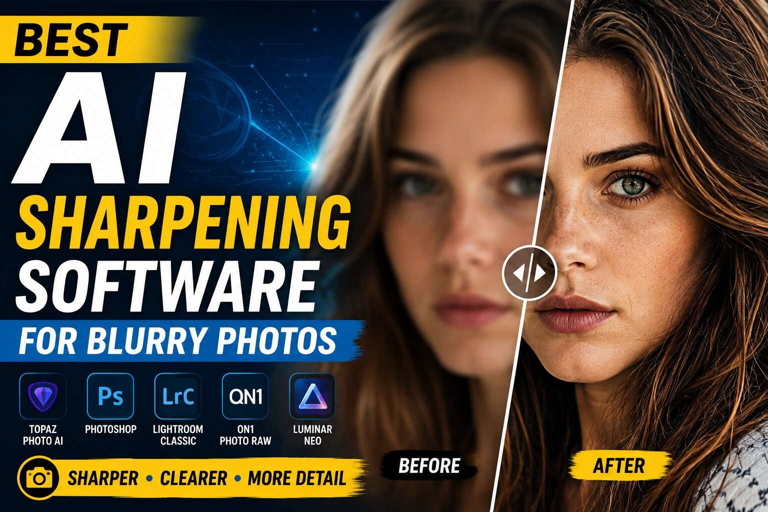 Best AI Sharpening Software for Blurry Photos