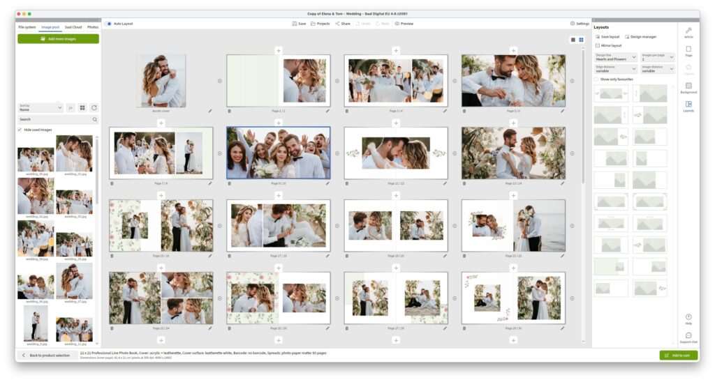 best AI album design software for photographers